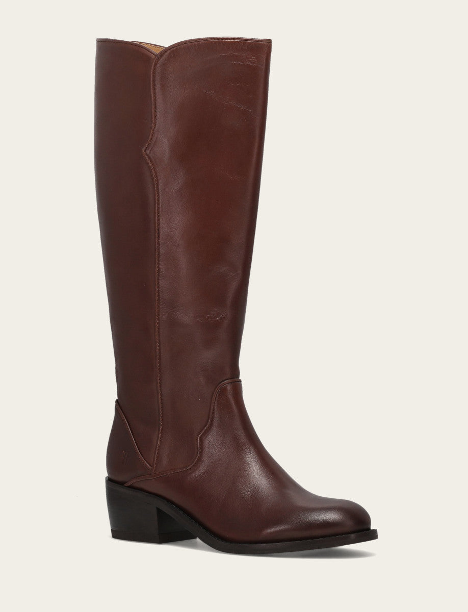 Women's Saddle Carson 2 Piping Tall Boot Saddle - Frye