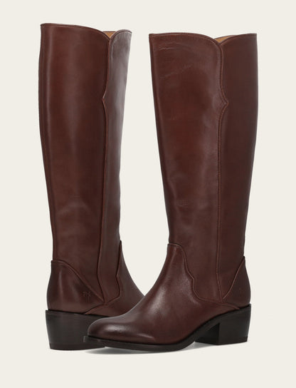 Women's Saddle Carson 2 Piping Tall Boot Saddle - Frye