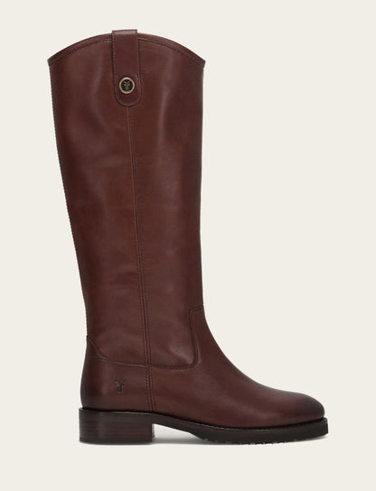 Women's Brown Melissa Lug Button Tall Wide Calf Boot Brown - Frye
