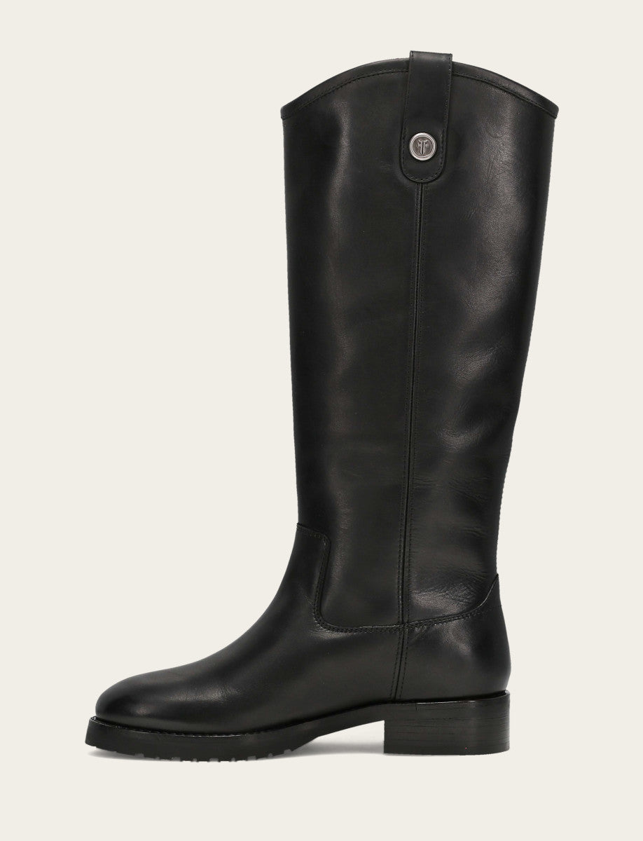 Women’s Black Wide Calf Melissa Lug Button Tall Boots | Frye Black - Frye