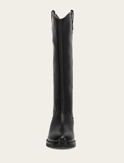 Women’s Black Wide Calf Melissa Lug Button Tall Boots | Frye Black - Frye