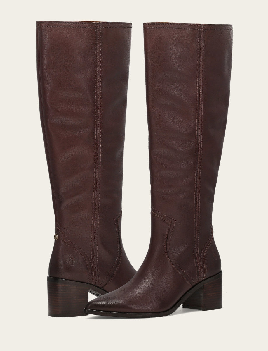 Women's Cocoa Sadie Softy Tall Boot Cocoa - Frye