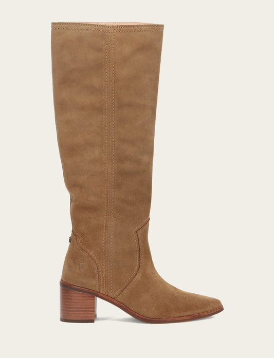 Women's Almond Sadie Softy Tall Wide Calf Boot Almond - Frye