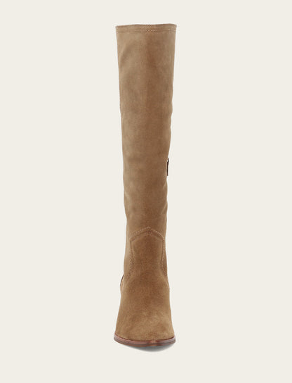 Women's Almond Sadie Softy Tall Wide Calf Boot Almond - Frye