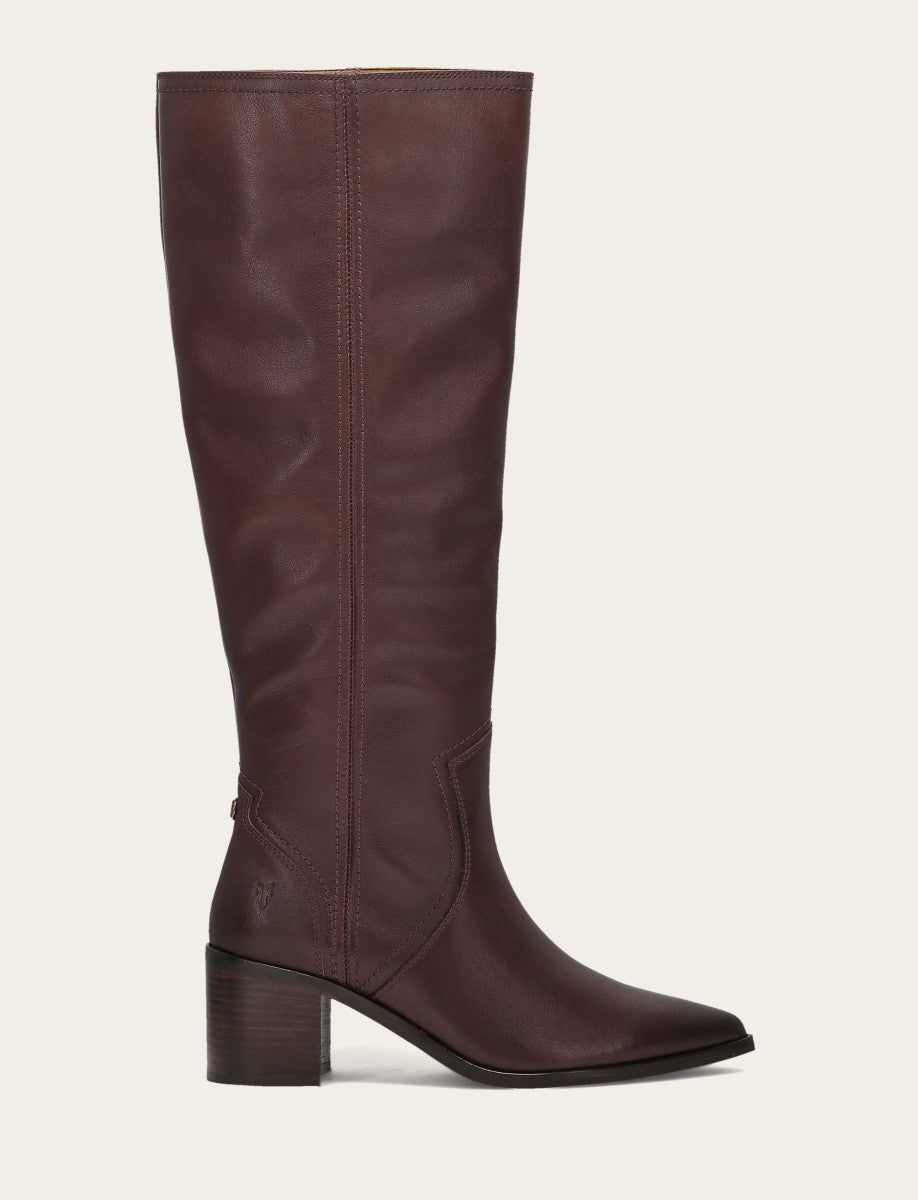 Women's Cocoa Sadie Softy Tall Wide Calf Boot Cocoa - Frye