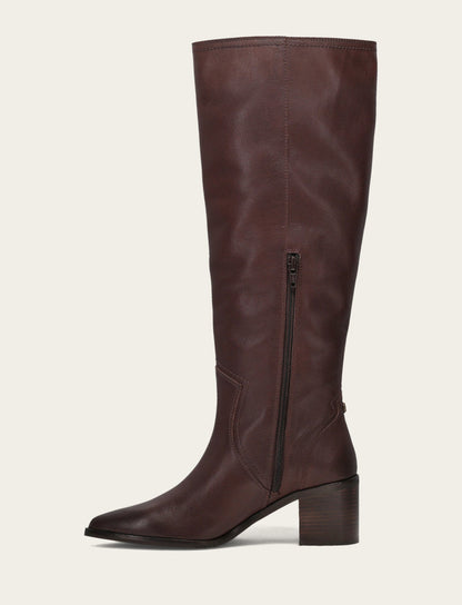 Women's Cocoa Sadie Softy Tall Wide Calf Boot Cocoa - Frye