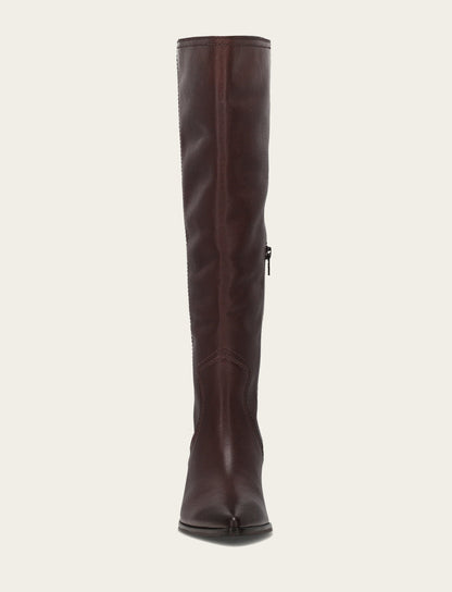 Women's Cocoa Sadie Softy Tall Wide Calf Boot Cocoa - Frye