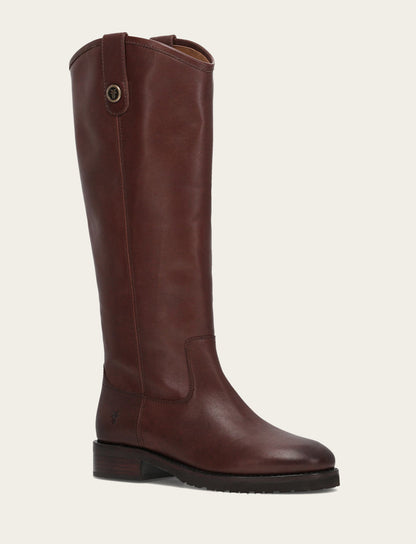 Women's Brown Melissa Lug Button Tall Boot Brown - Frye