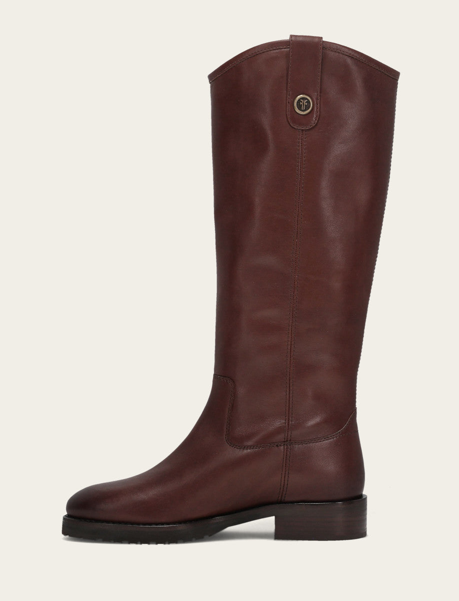Women's Brown Melissa Lug Button Tall Boot Brown - Frye