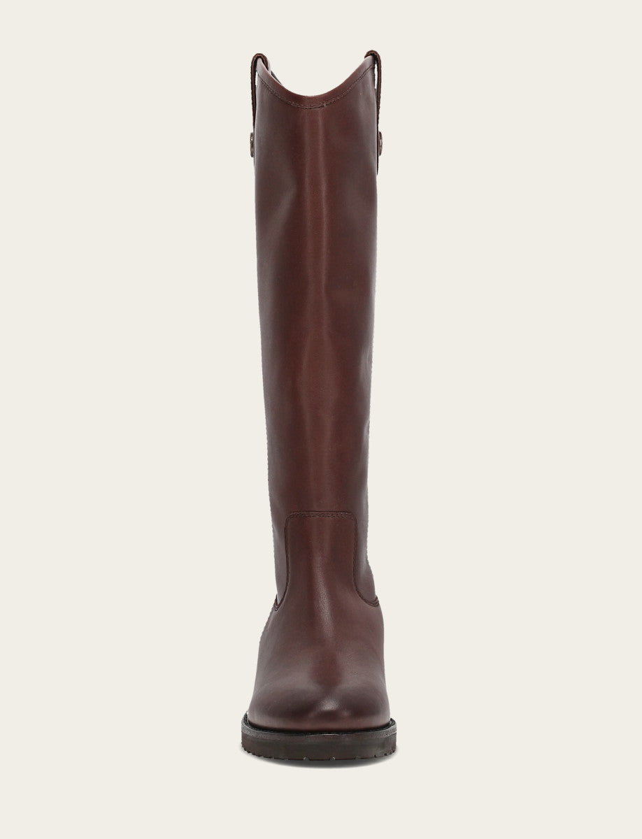 Women's Brown Melissa Lug Button Tall Boot Brown - Frye