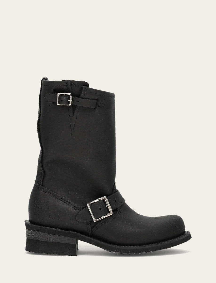 Women's Black Engineer 12R Boots Black - Frye