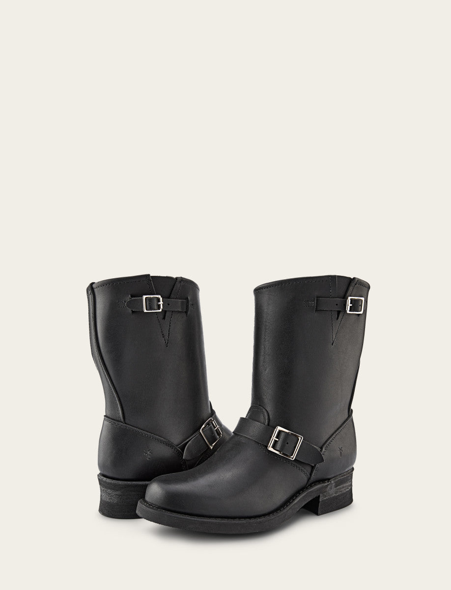 Women's Black Engineer 12R Boots Black - Frye