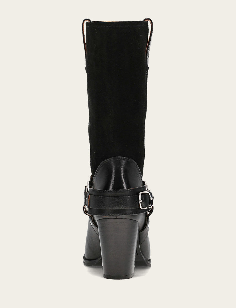 Women's Black Shiloh Harness Belted Boot Black - Frye