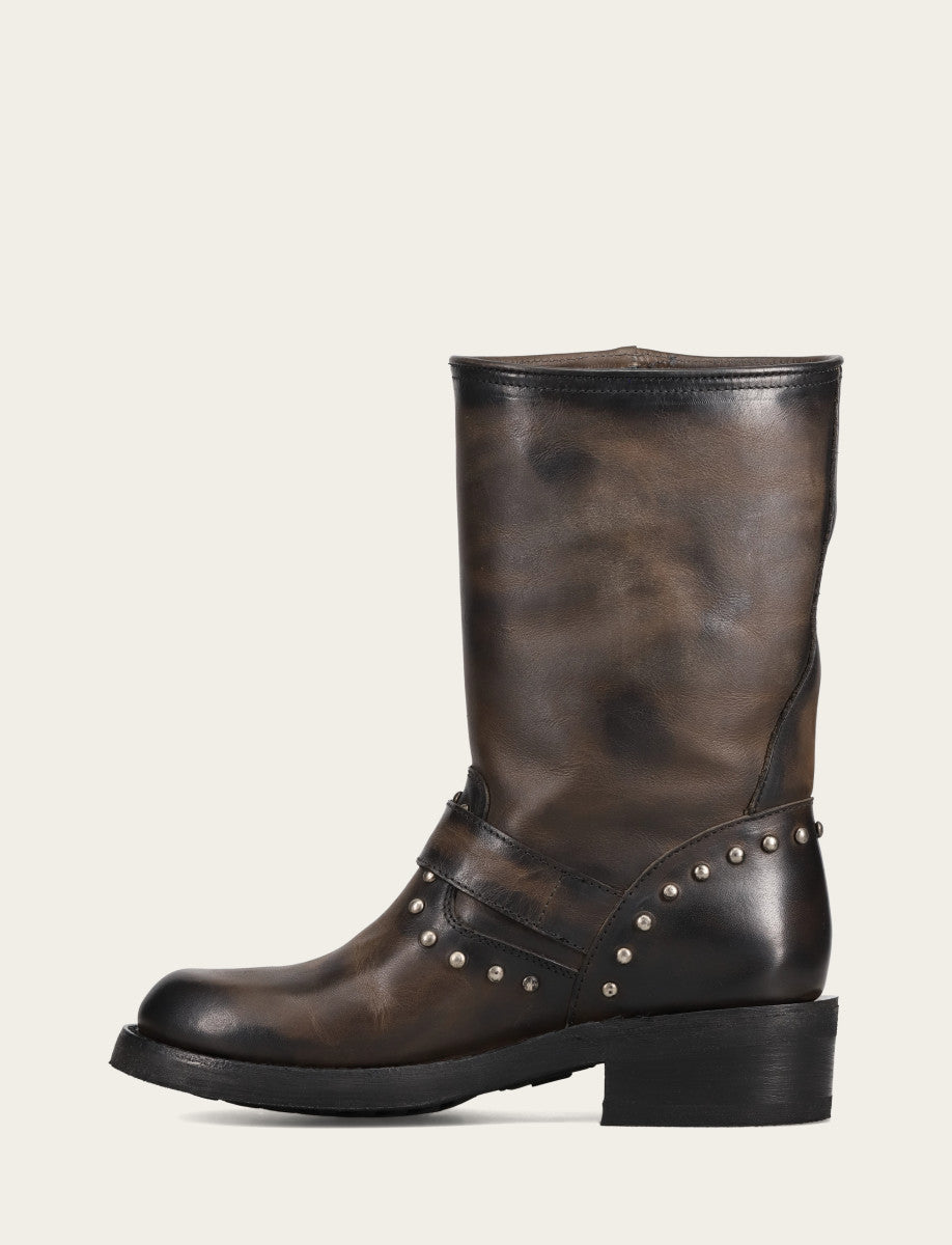 Women's Black Viv Fringe Engineer Boot Black - Frye