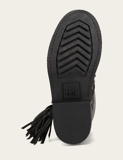 Women's Black Viv Fringe Engineer Boot Black - Frye