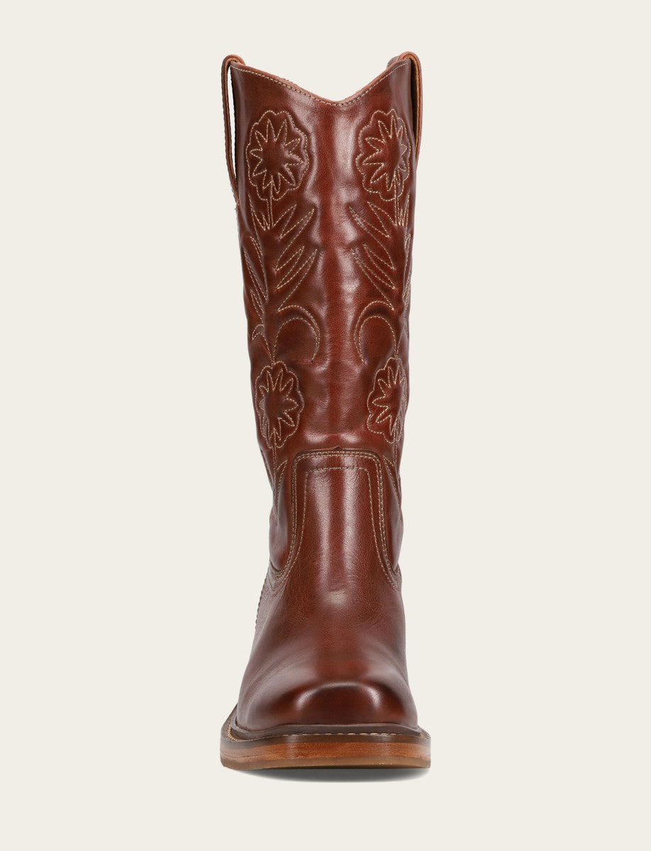Auburn Kate Deco Stitch Boot Auburn - Frye