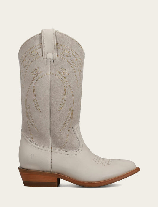 Ivory Billy Pull On Deco Stitch Boot Ivory - Frye