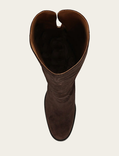 Women's Dark Brown Corinne Over The Knee Boot Dark Brown - Frye
