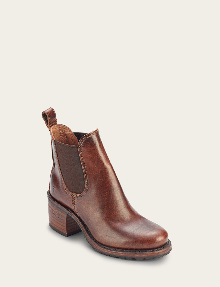 Women's Cognac Sabrina Chelsea Boots Cognac - Frye