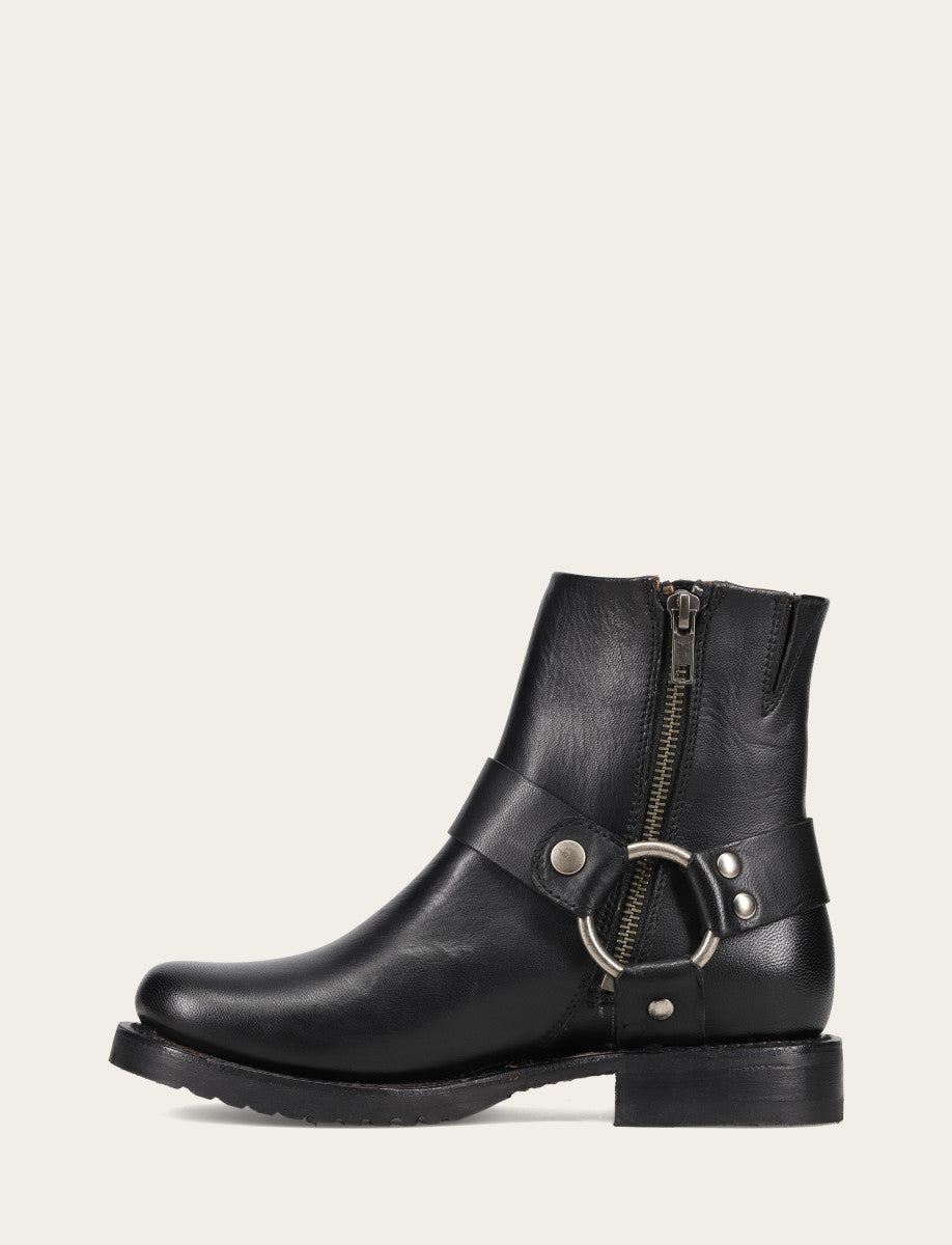 Women's Black Veronica Flex Harness Booties Black - Frye