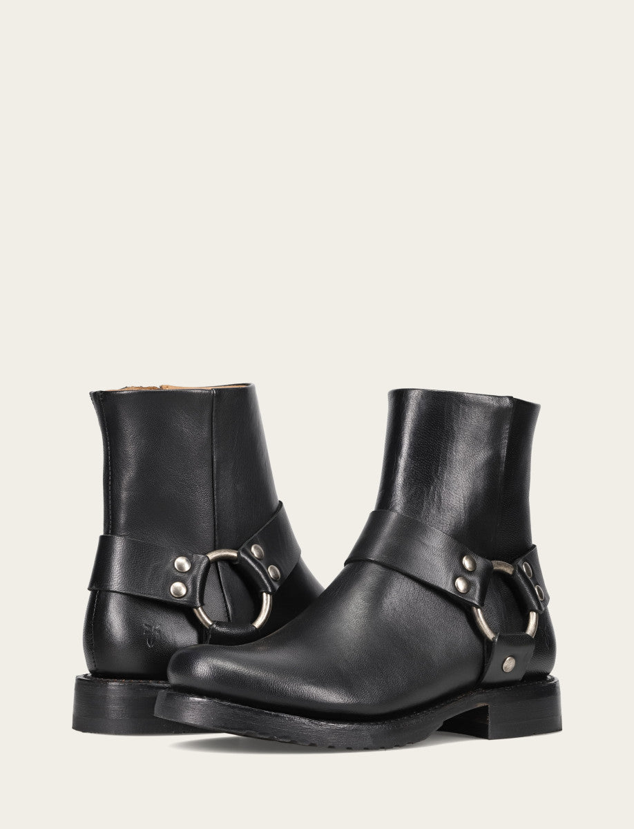 Women's Black Veronica Flex Harness Booties Black - Frye