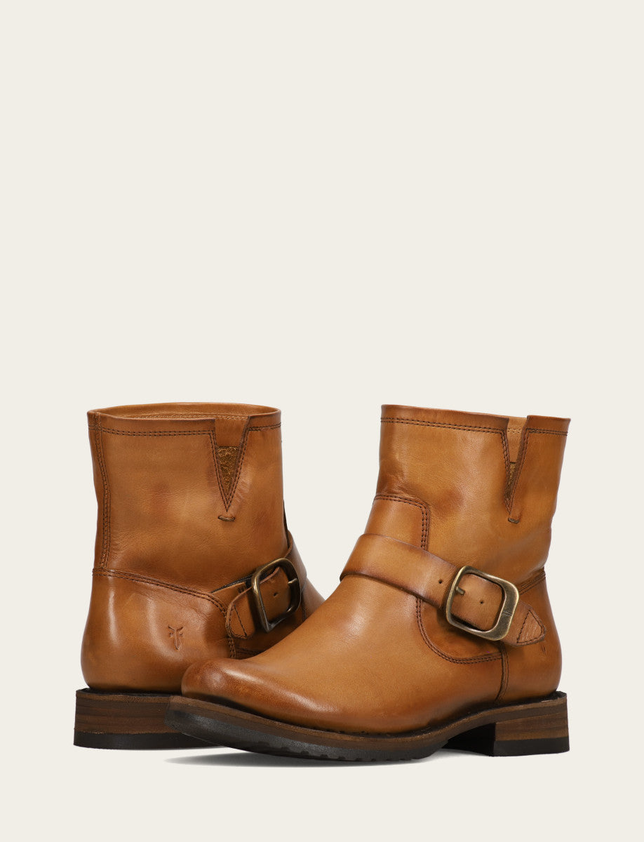 Women's Caramel Veronica Flex Bootie Booties Caramel - Frye