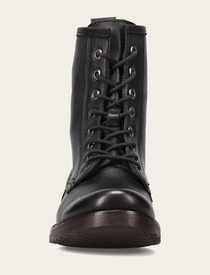 Women's Black Veronica Flex Combat Booties Black - Frye