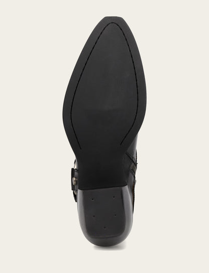 Women’s Black Sacha Multi-Strap Ankle Booties Black - Frye