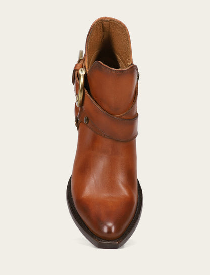 Women's Caramel Sacha Multi Strap Booties Caramel - Frye