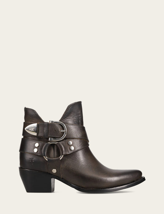 Women's Steel Sacha Multi Strap Booties Steel - Frye