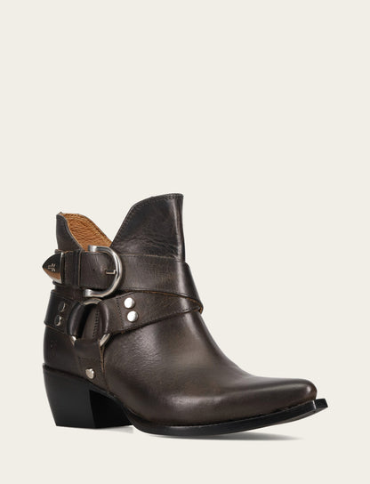 Women's Steel Sacha Multi Strap Booties Steel - Frye