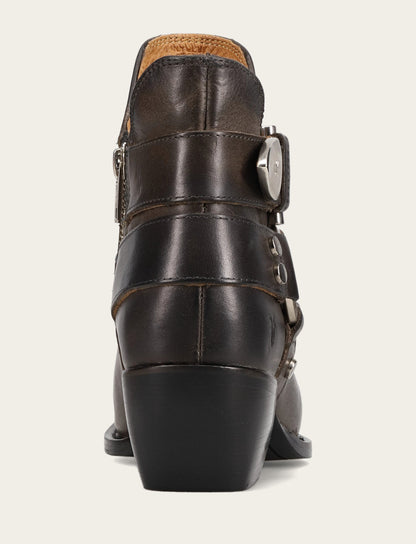 Women's Steel Sacha Multi Strap Booties Steel - Frye
