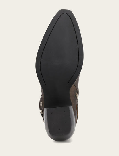 Women's Steel Sacha Multi Strap Booties Steel - Frye