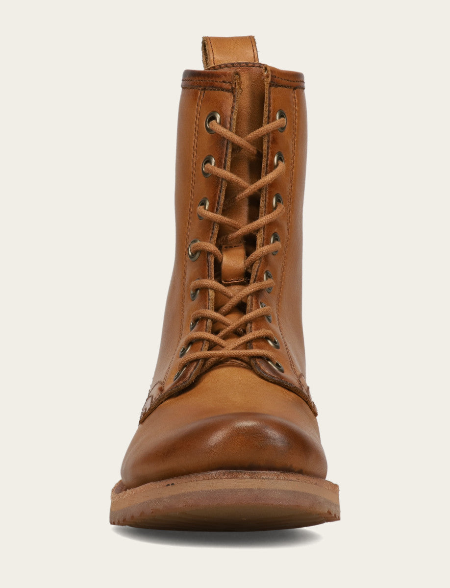 Women's Caramel Veronica Flex Combat Booties Caramel - Frye