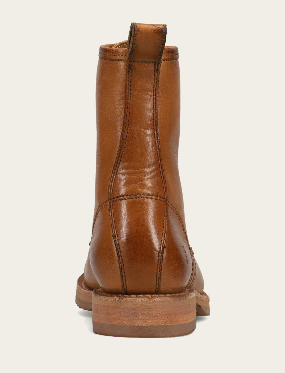 Women's Caramel Veronica Flex Combat Booties Caramel - Frye