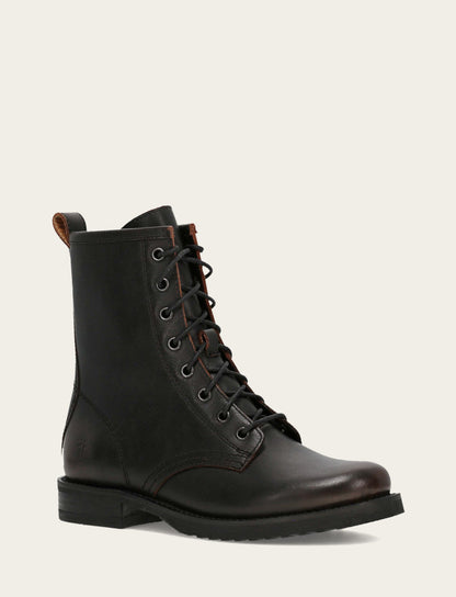 Antique Brown Veronica Flex Combat Boot Antique Brown - Frye