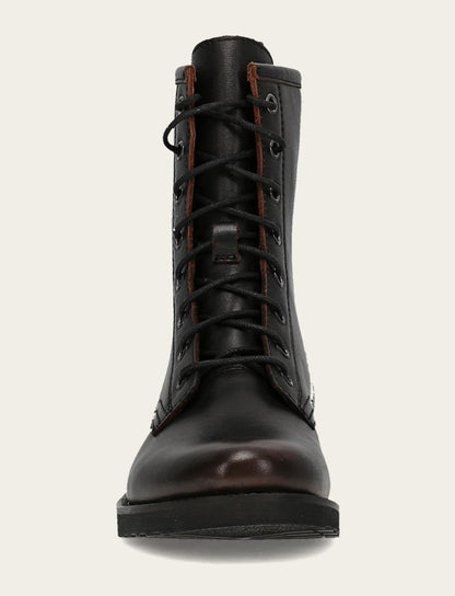 Antique Brown Veronica Flex Combat Boot Antique Brown - Frye