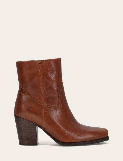 Women's Cinnamon Shiloh Zip Booties Cinnamon - Frye