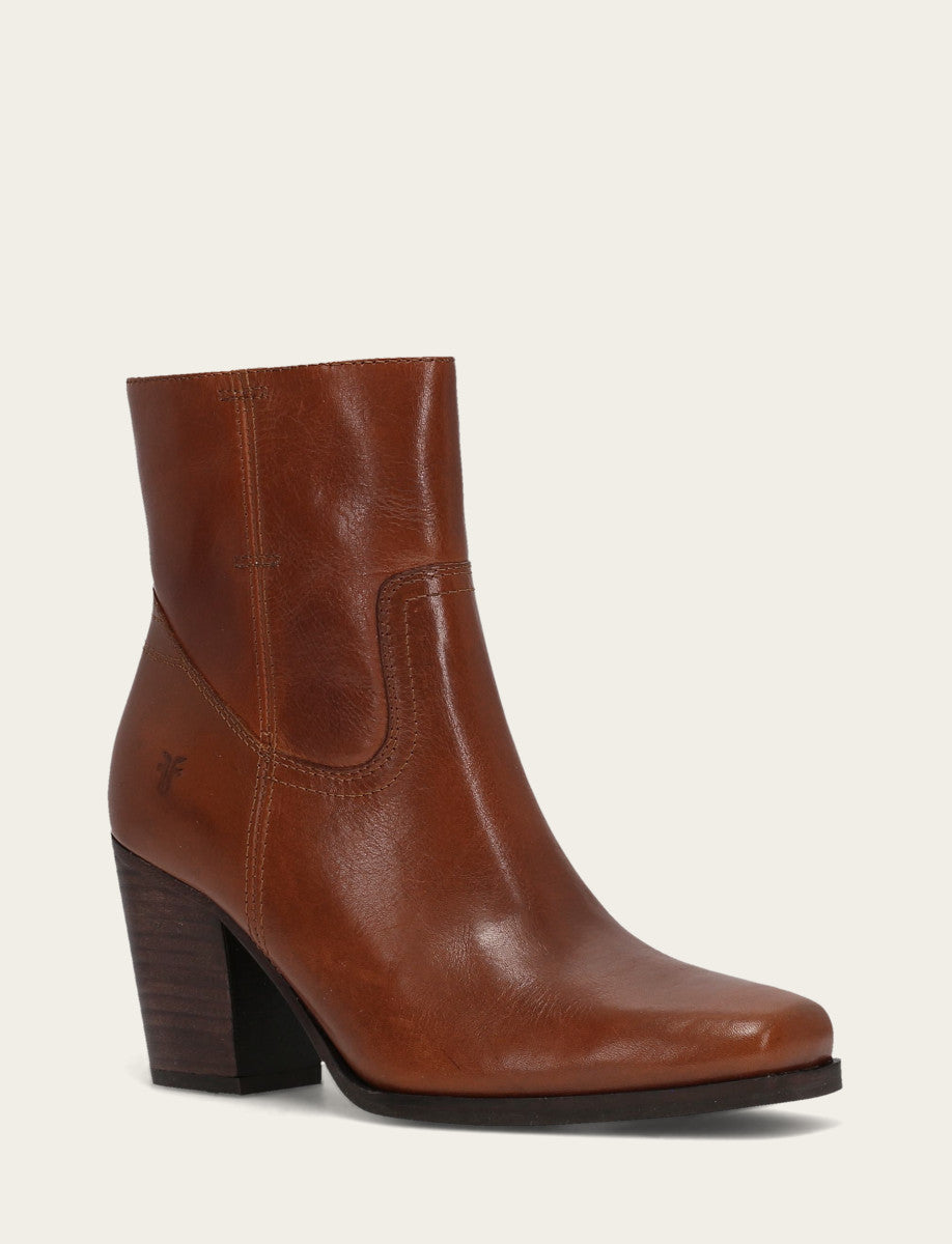 Women's Cinnamon Shiloh Zip Booties Cinnamon - Frye