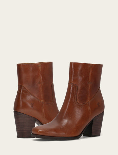 Women's Cinnamon Shiloh Zip Booties Cinnamon - Frye