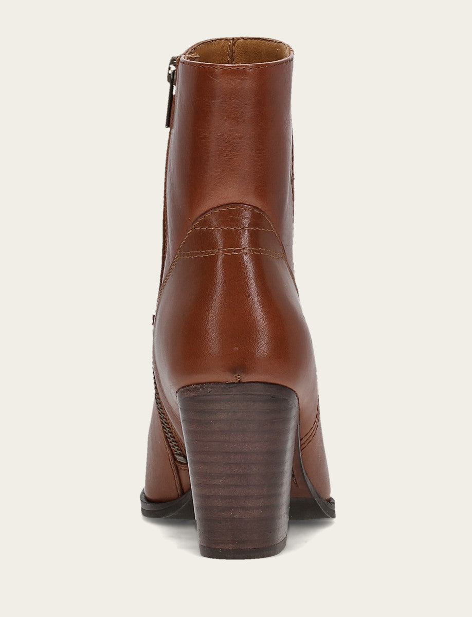 Women's Cinnamon Shiloh Zip Booties Cinnamon - Frye