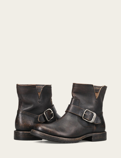 Women's Antique Black Veronica Flex Booties Antique Black - Frye