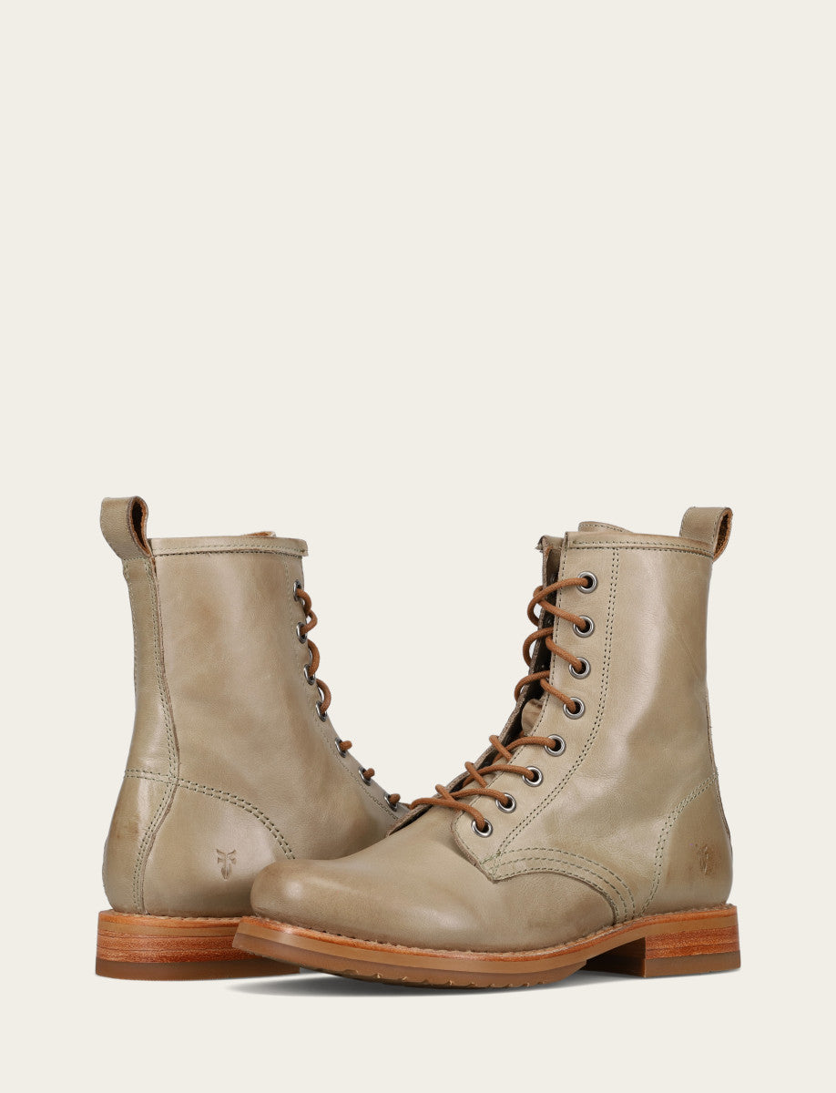 Women's Eucalyptus Veronica Flex Combat Boot Eucalyptus - Frye