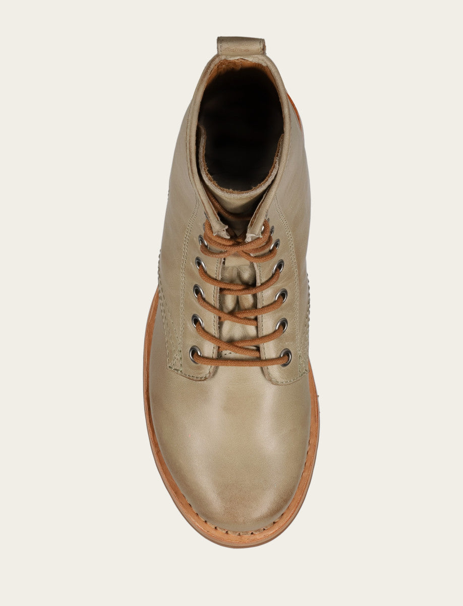 Women's Eucalyptus Veronica Flex Combat Boot Eucalyptus - Frye
