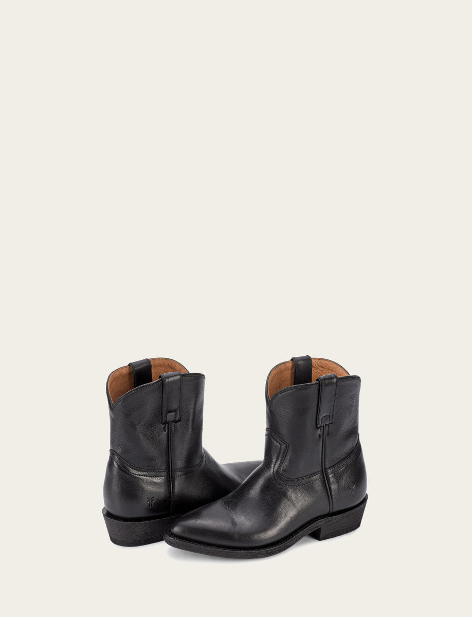 Women's Black Billy Short Booties Black - Frye