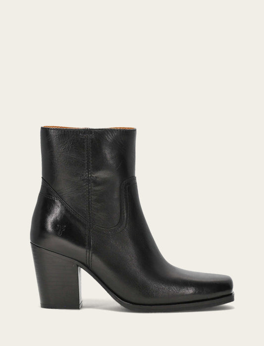 Women's Black Shiloh Zip Booties Black - Frye