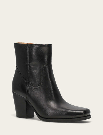 Women's Black Shiloh Zip Booties Black - Frye
