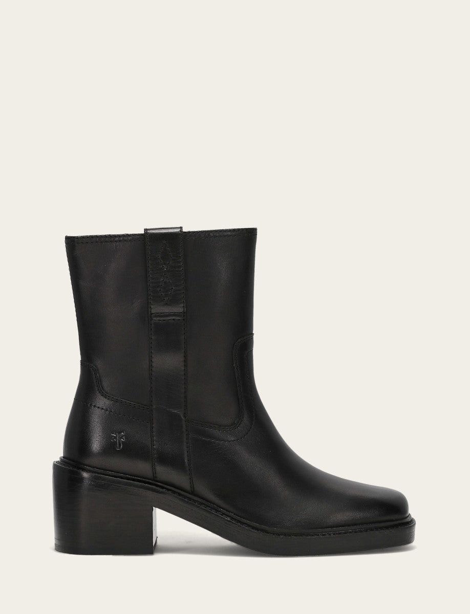 Women's Black Kate Short Inside Zip Boot Black - Frye