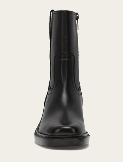 Women's Black Kate Short Inside Zip Boot Black - Frye
