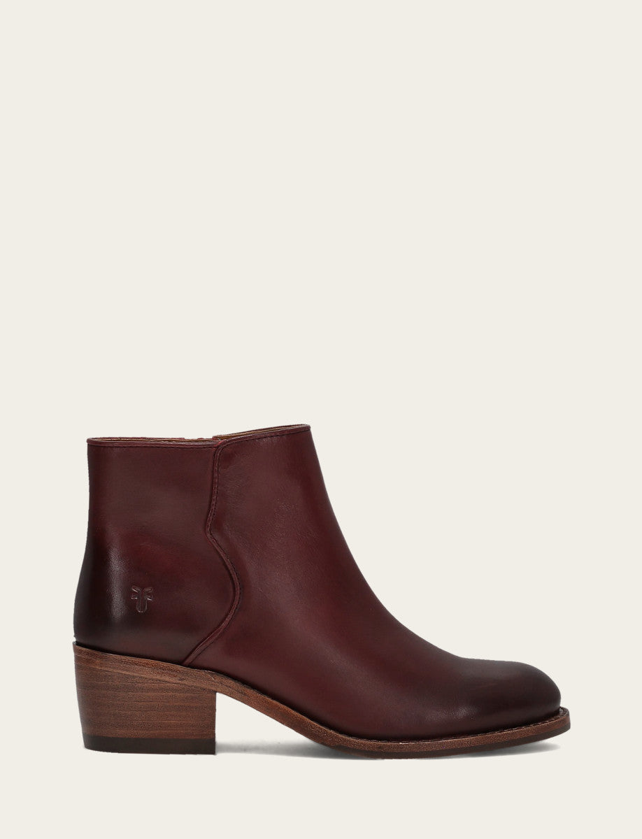 Women's Merlot Carson 2 Piping Booties Merlot - Frye